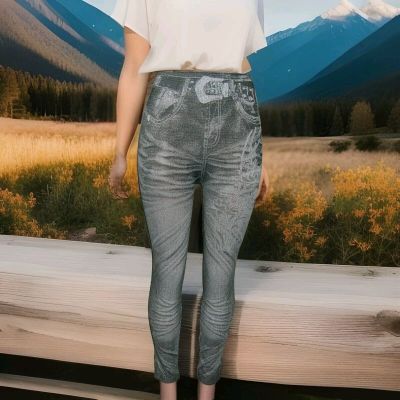 Fashionable Women's Jean Leggings - New - Stylish & Trendy - One Size Fits Most